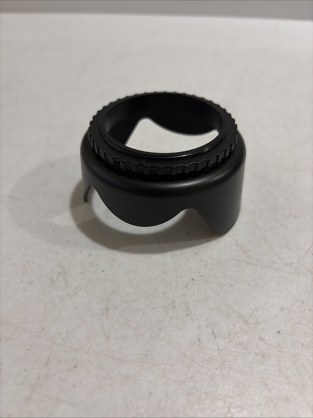 55mm Plastic Threaded Lens Tulip Pro Hood Shade Very Good Condition
