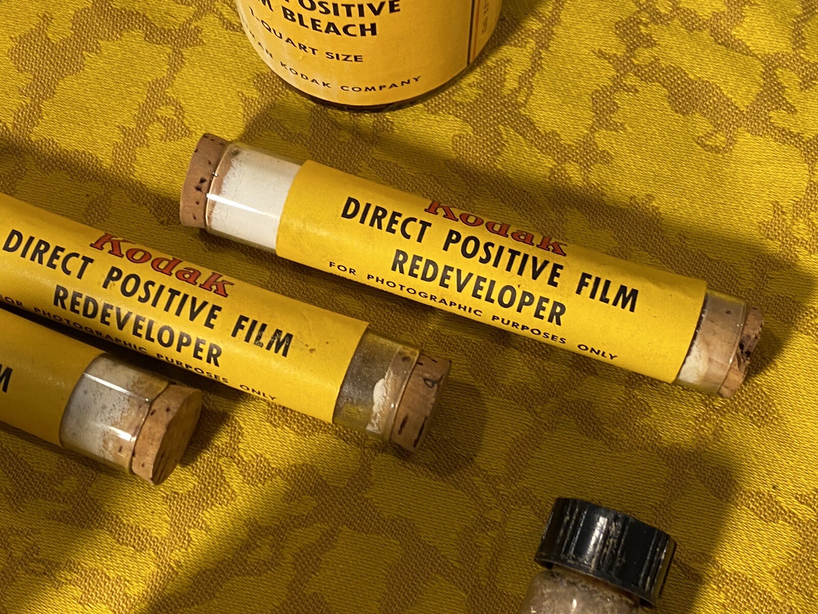 Antique Eastman Kodak Boxed Chemicals for Film Developing Great Display Pieces