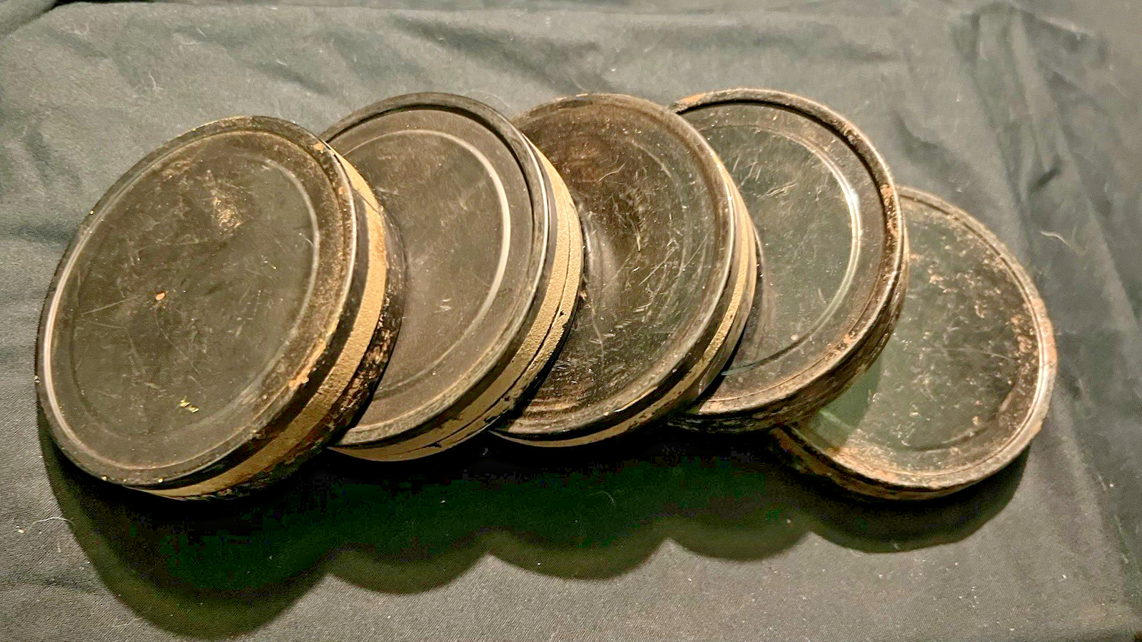 100′ 16 mm reels and cans