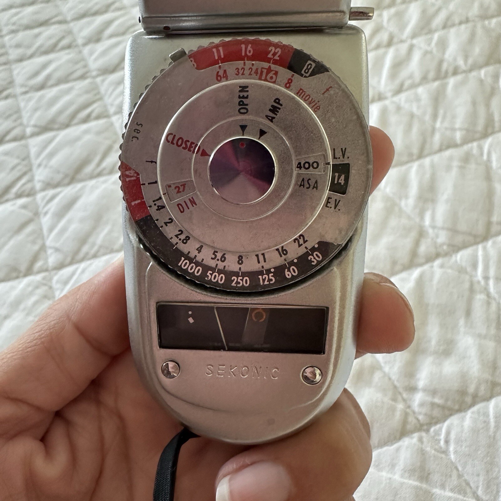 Sekonic L-38 “Auto Leader” Exposure Light Meter Japan Vintage 1960