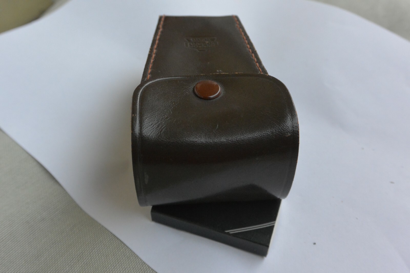 Original Leather Case Nippon Kogaku for Pocket Fan Flash Vintage