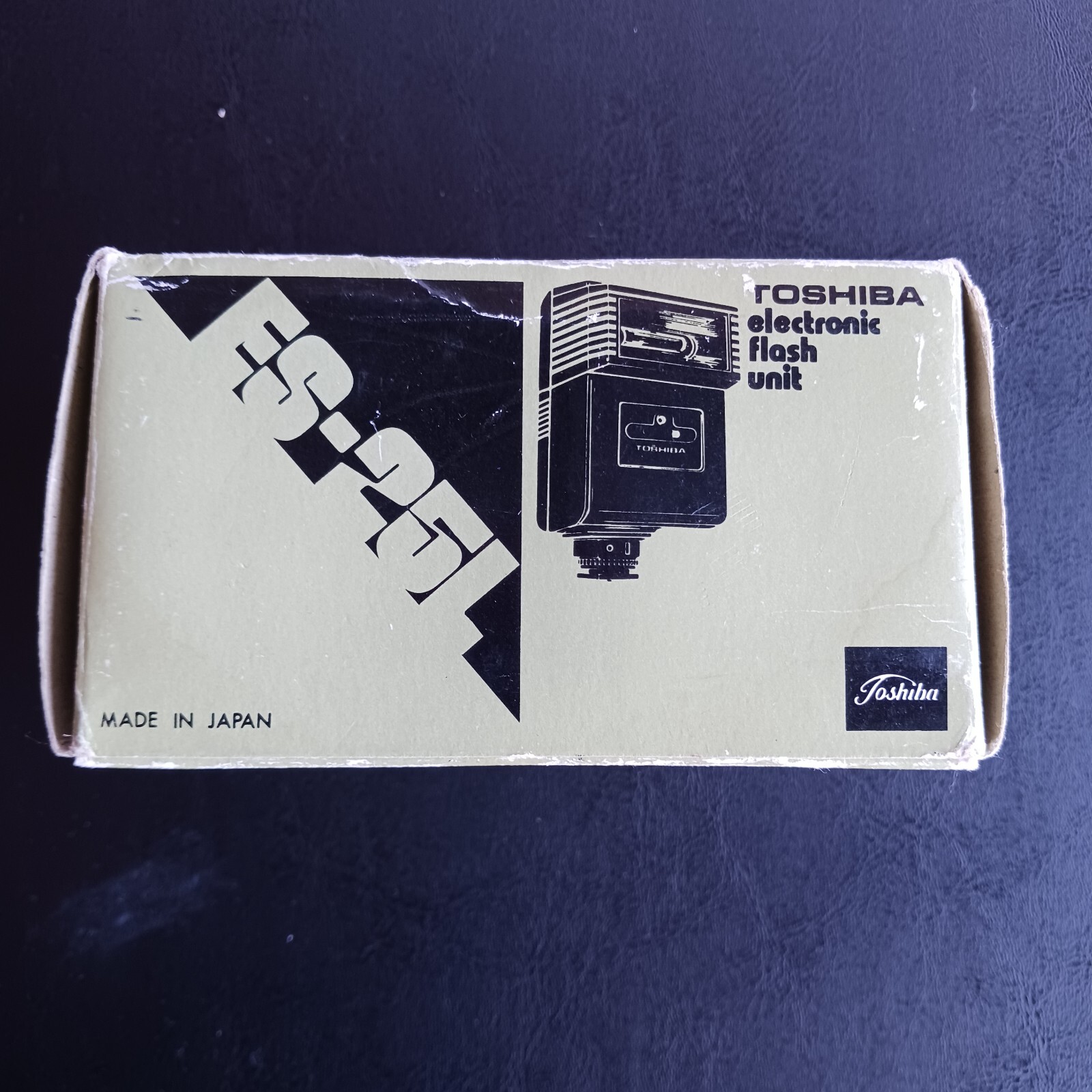 Toshiba Electronic Flash ES-25L With Manual and Original Box Untested