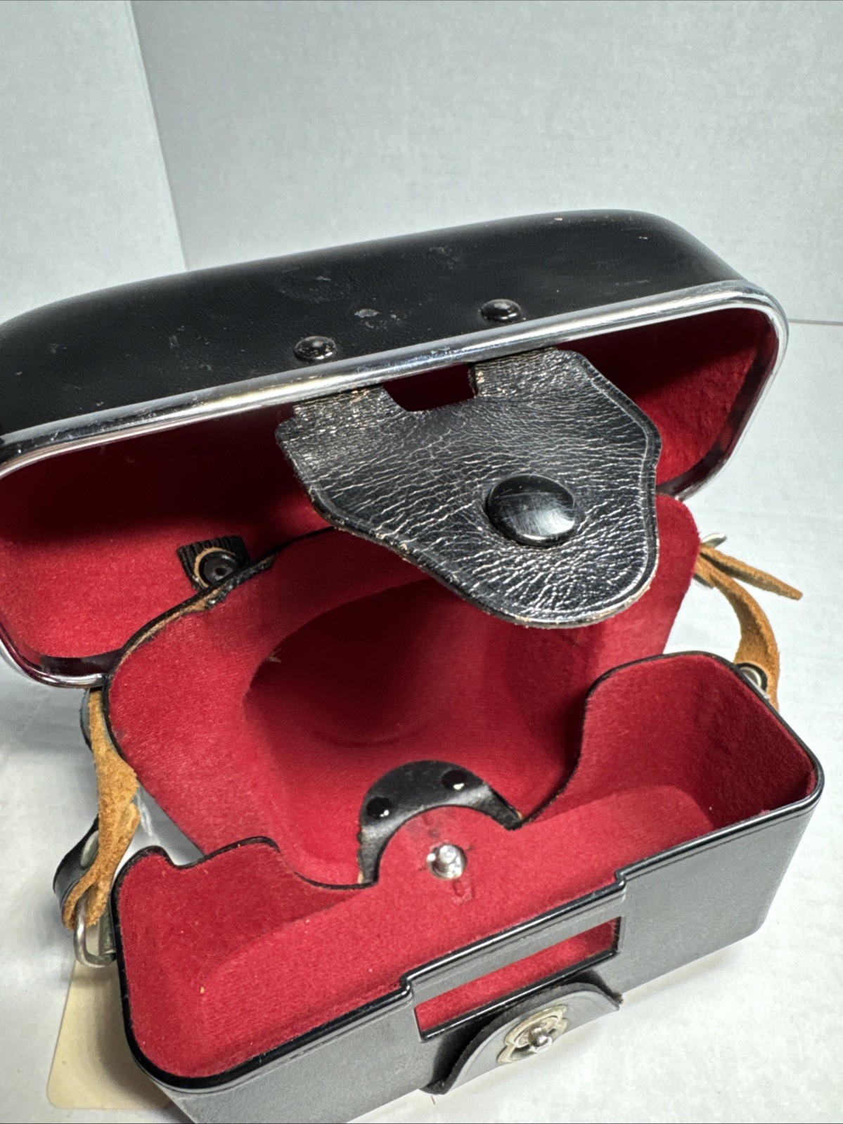 Zeiss Ikon Voigtlander Contaflex 126 Leather Camera Case Only NO CAMERA Blk
