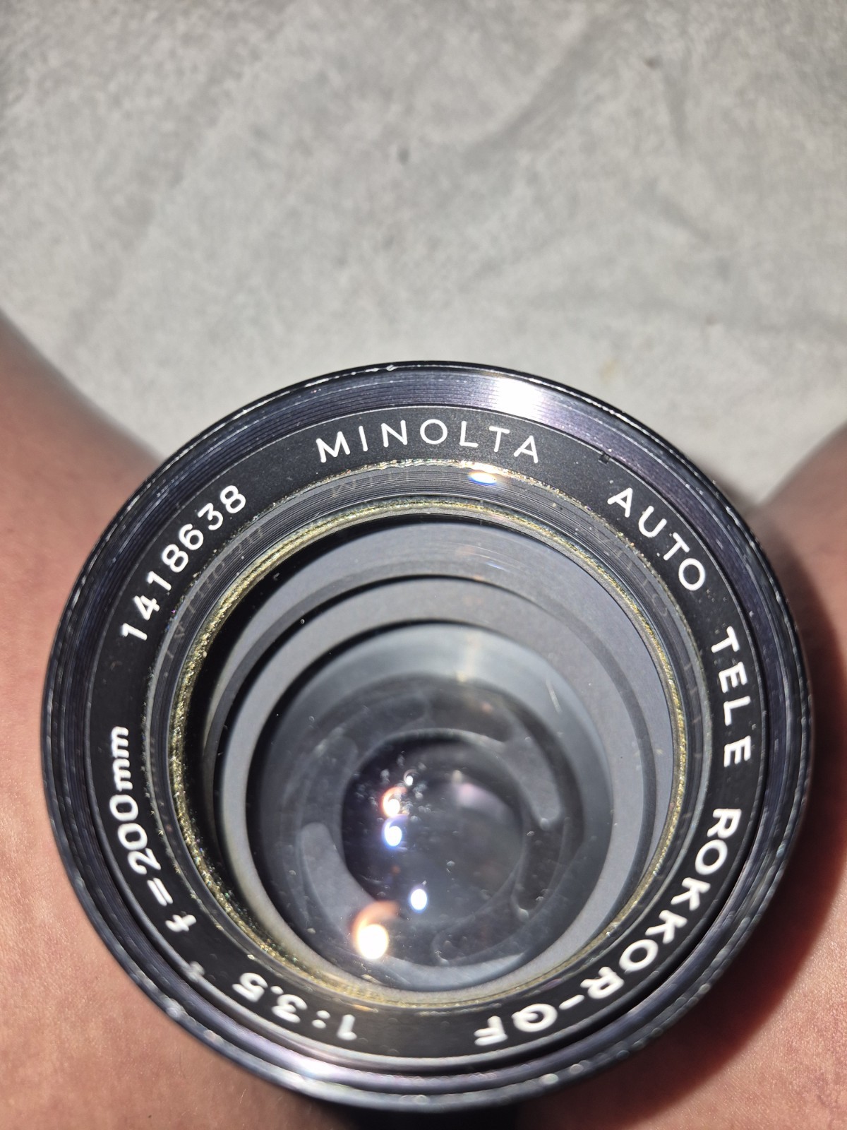 Minolta SRT 101 35mm SLR Film Camera w/ Rokkor-PF 55mm f/1.7 + Teleconverter