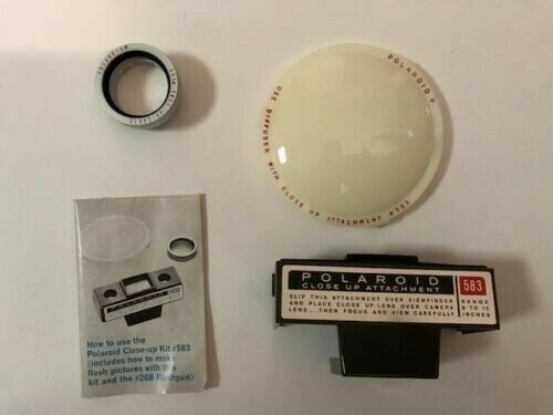 Vintage Lot of Polaroid Camera Accessories/Manuals/etc – Untested