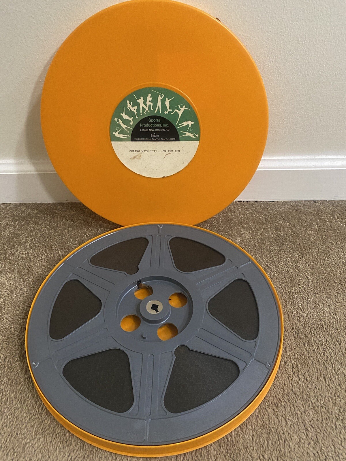 PlioMagic Plastic Film Movie Reel1200 Ft -33 Minutes 16mm With Life On the Run
