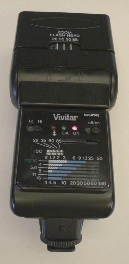 Vivitar Auto Focus Zoom 736AFC Hot Shoe Flash for Canon – TESTED