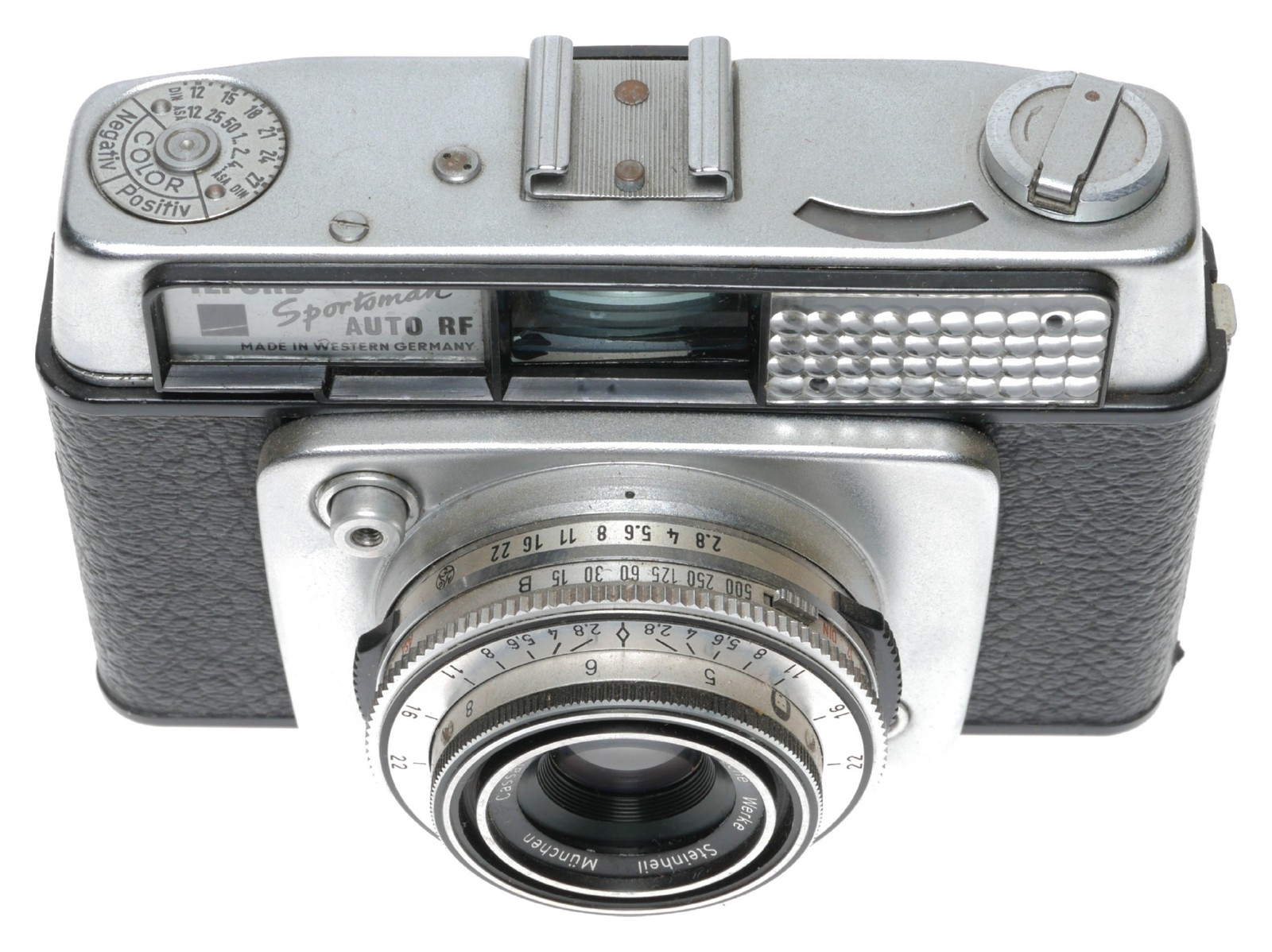 Ilford Sportsman Auto 35mm RF Camera Steinheil Cassar 1:2.8/45mm