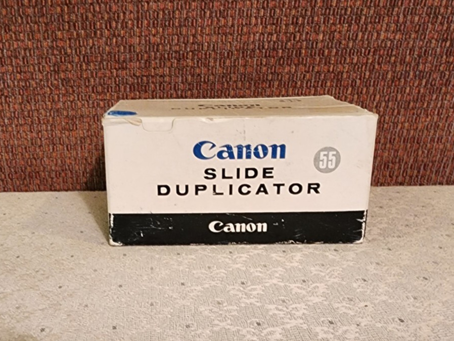 Vintage Canon Slide Duplicator No 55 Mount In Original Box Made In Japan *Read*