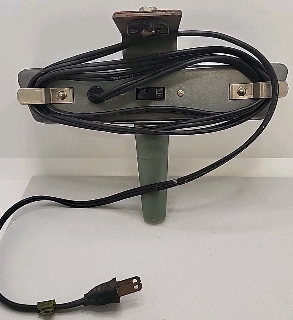 Vtg Adam’s Bar Light 2-Lamp Movie Light Works Photography Movie Making USA W20