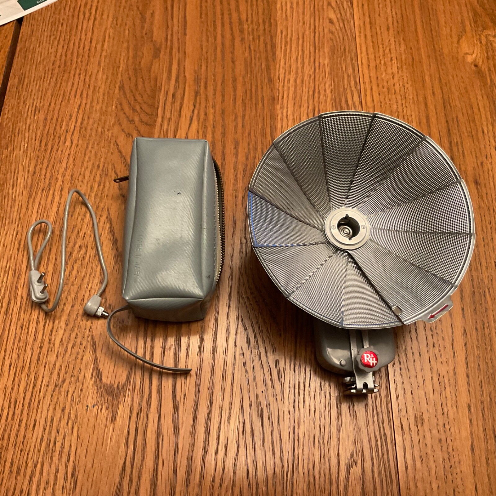 Vintage All-Mite Camera Flash Unit Collapsible Fan Style