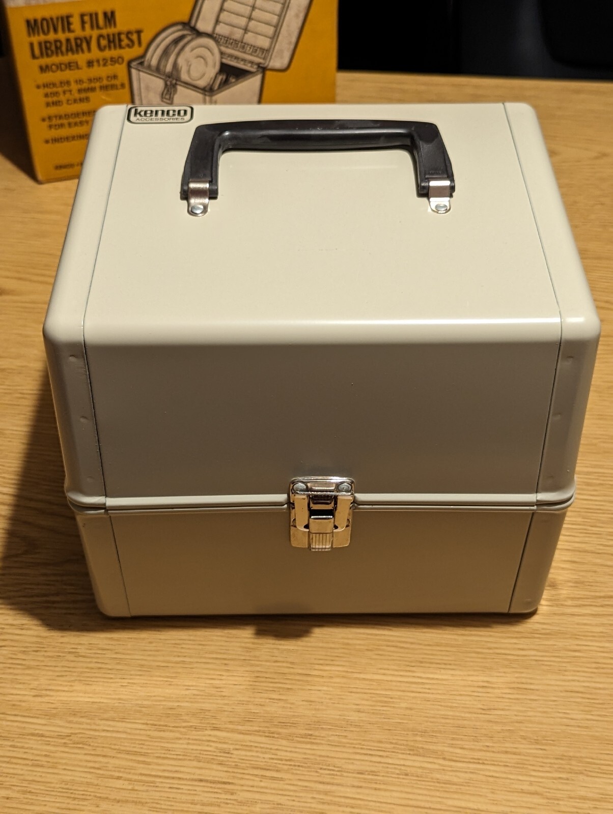 Vintage Kenco Movie Film Library Chest Model #1250 – NoS, In Box