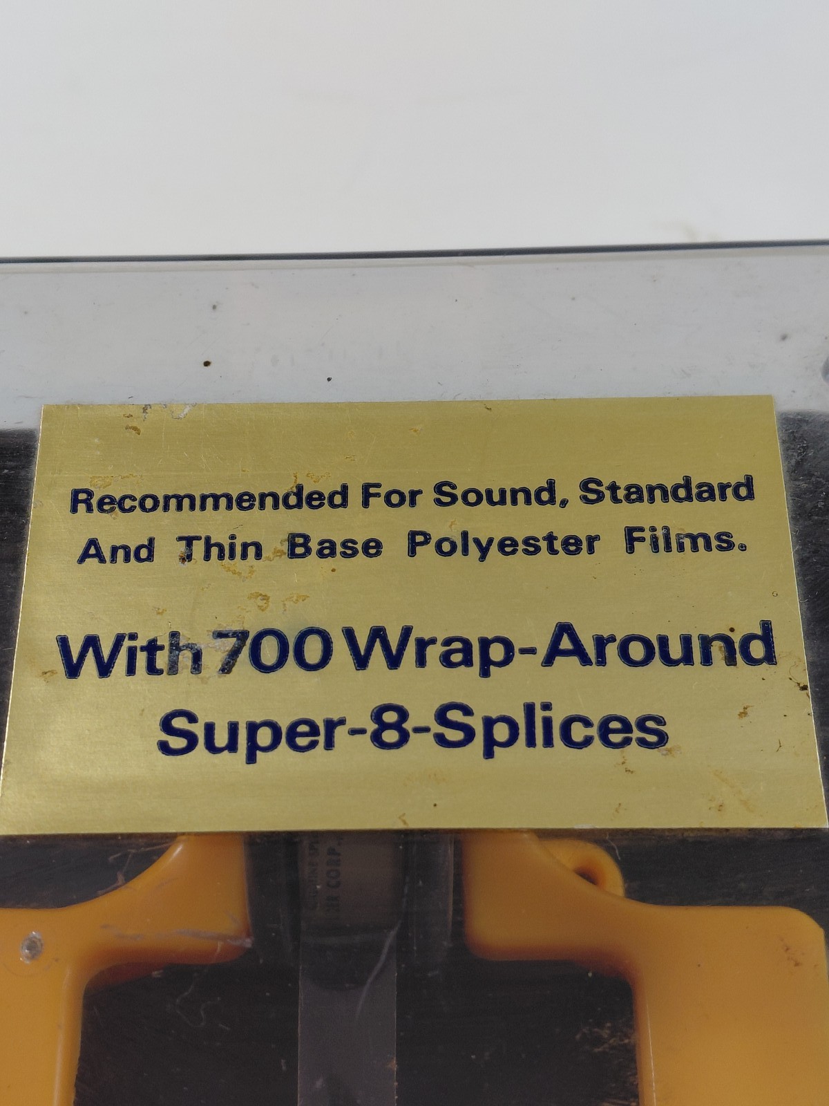 Vintage Guillotine Super 8 Film Splicer with Splices – Made in Italy