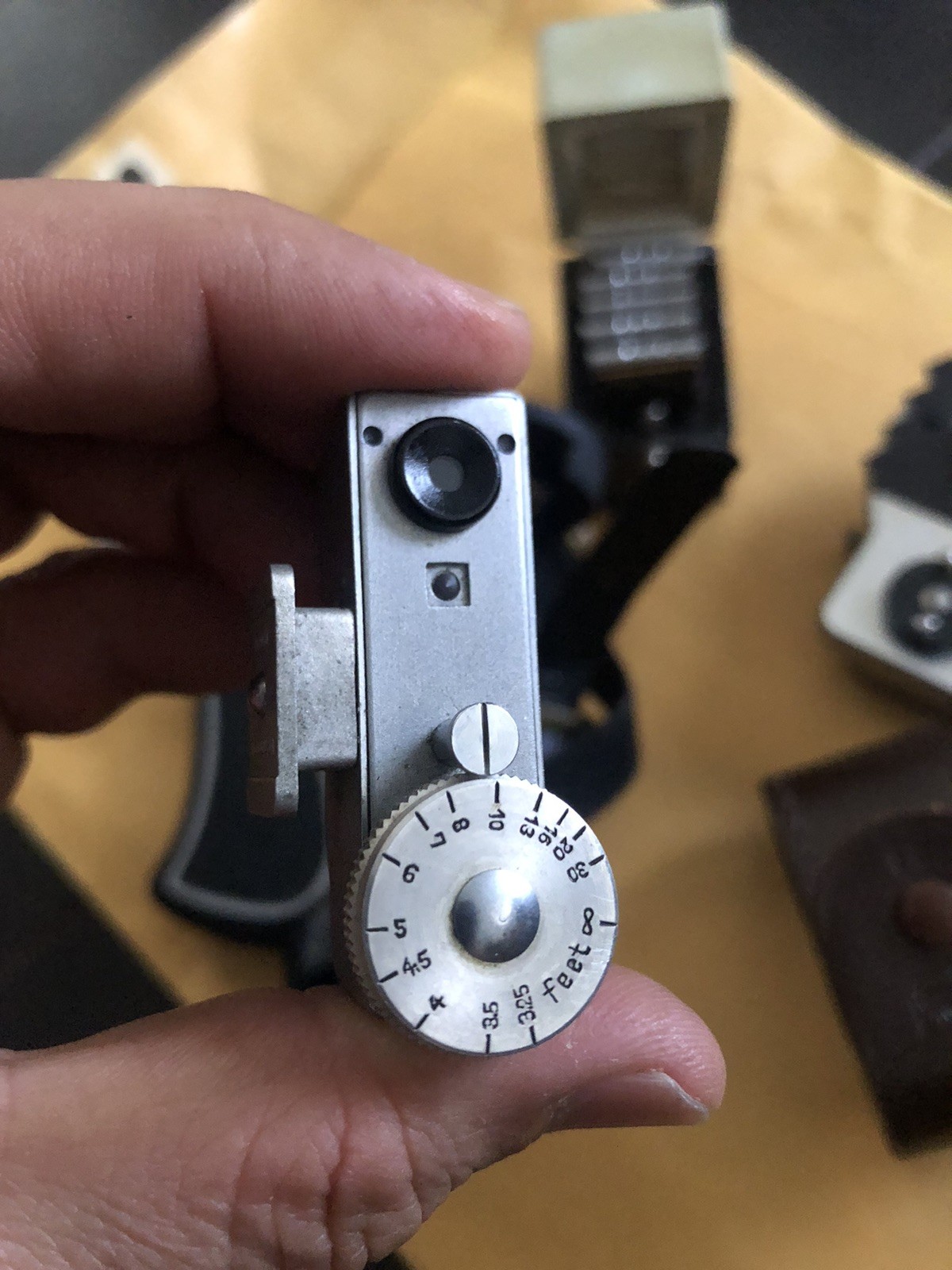 Bolex hand grip Filters Bolsey Fader Bolex H16 Non Reflex Camera