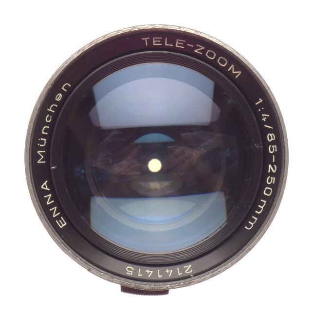 Enna tele-zoom lens 1:4 85-250mm 42mm thread mount original leather keeper