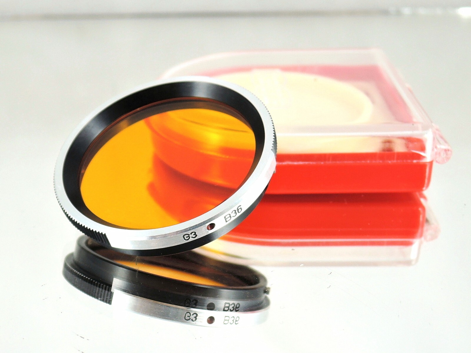 Flexaret G3 B36 Color Filter MEOPTA Genuine Accessories Bayonet Great Orange