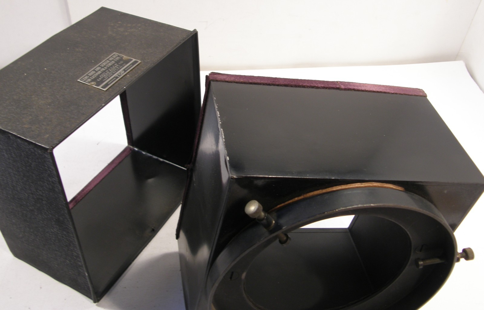 VINTAGE 4.5″ LENS HOOD & SCREEN HOLDER FOR EASTMAN POLA-SCREEN TYPE 1 EKCo