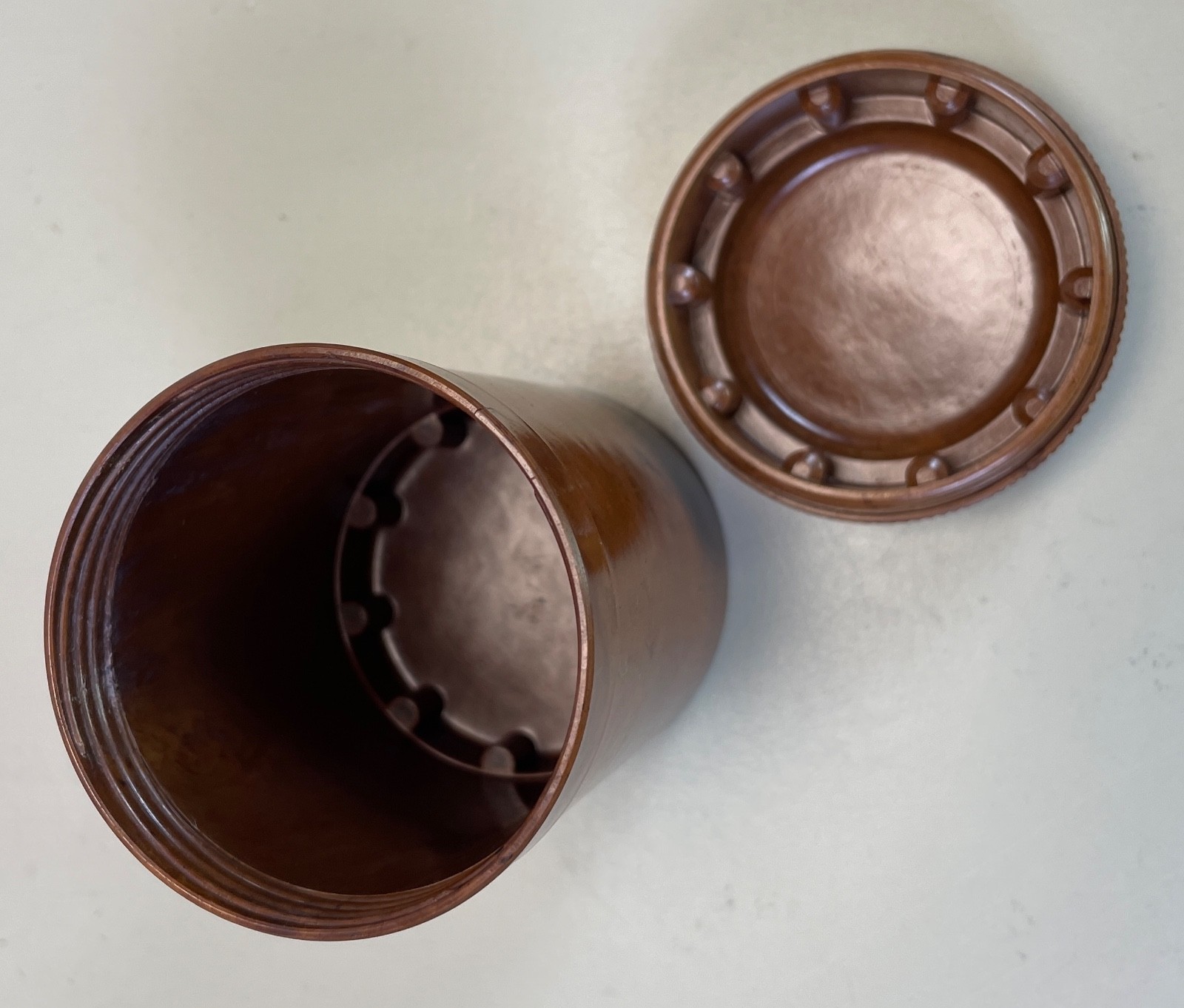 Leica Brown Bakelite Case for 9cm f4 Elmar Leitz