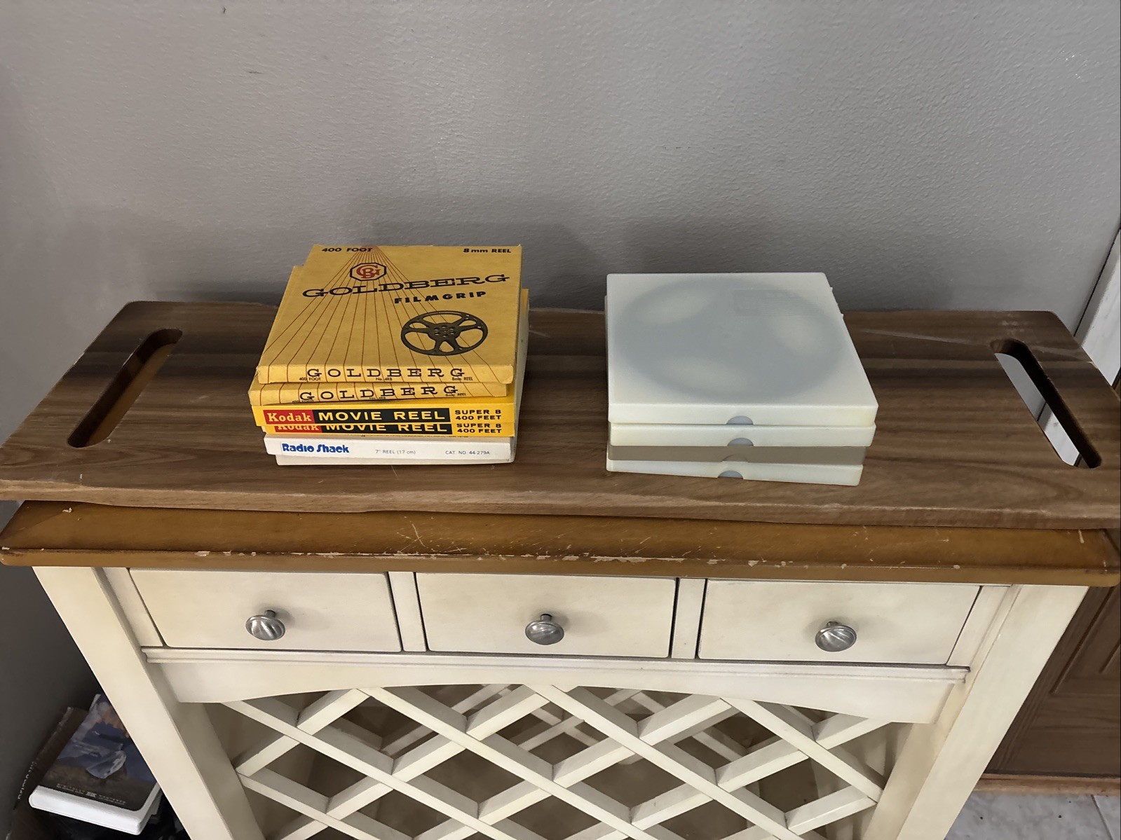 Lot Of 10 Vintage Movie Reel Super 8 Empty 400 Feet In Box
