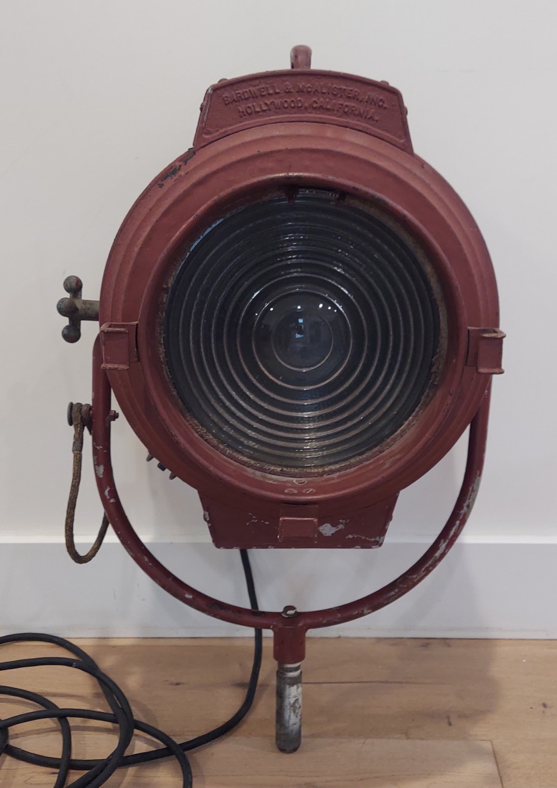 Bardwell & McAlister Hollywood Movie Keg Light 10″ Fresnel stage spot California