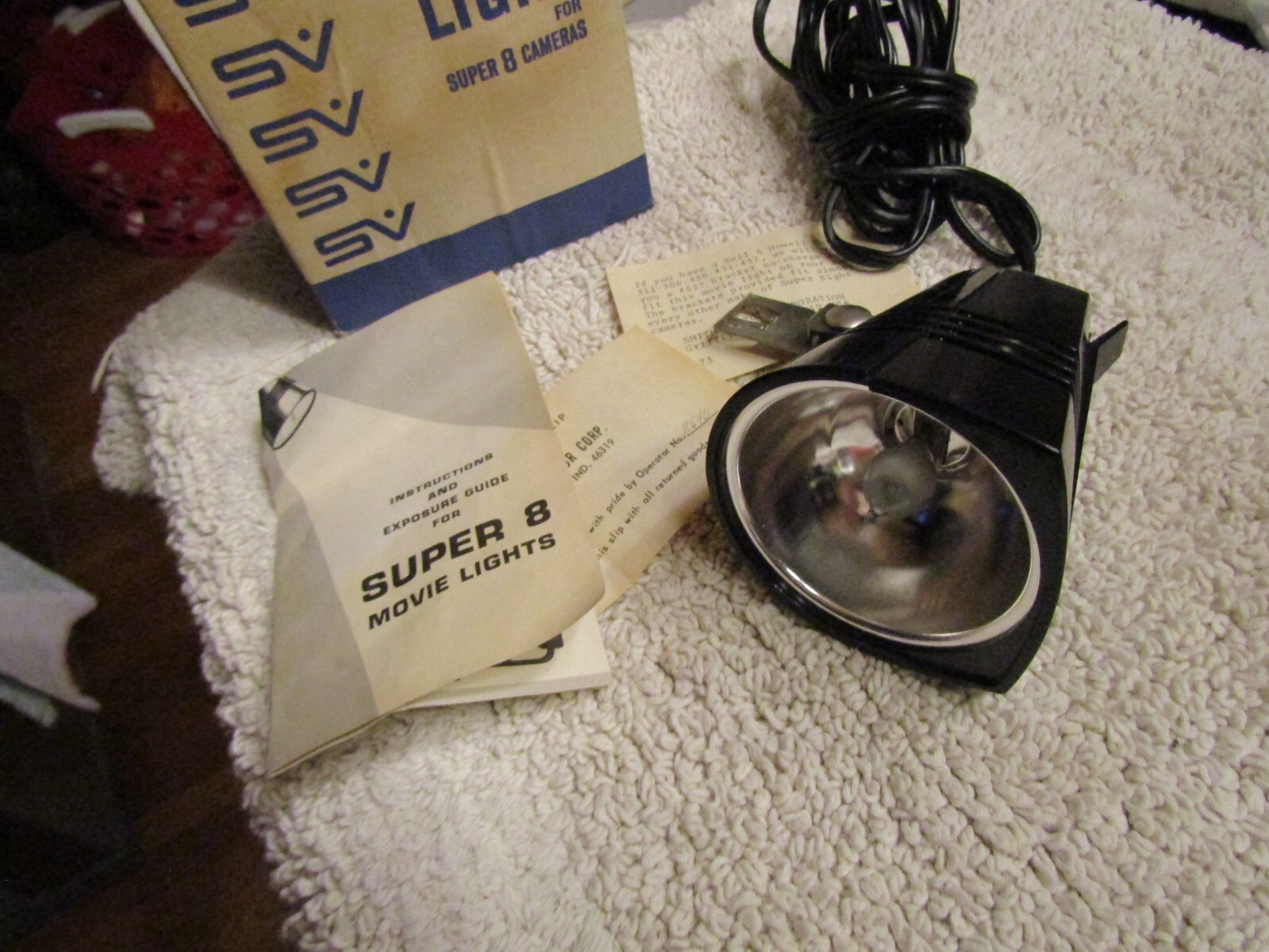 Vintage SV Smith-Victor Movie Light Model S650 for Super 8 Movie Cameras w/ Box