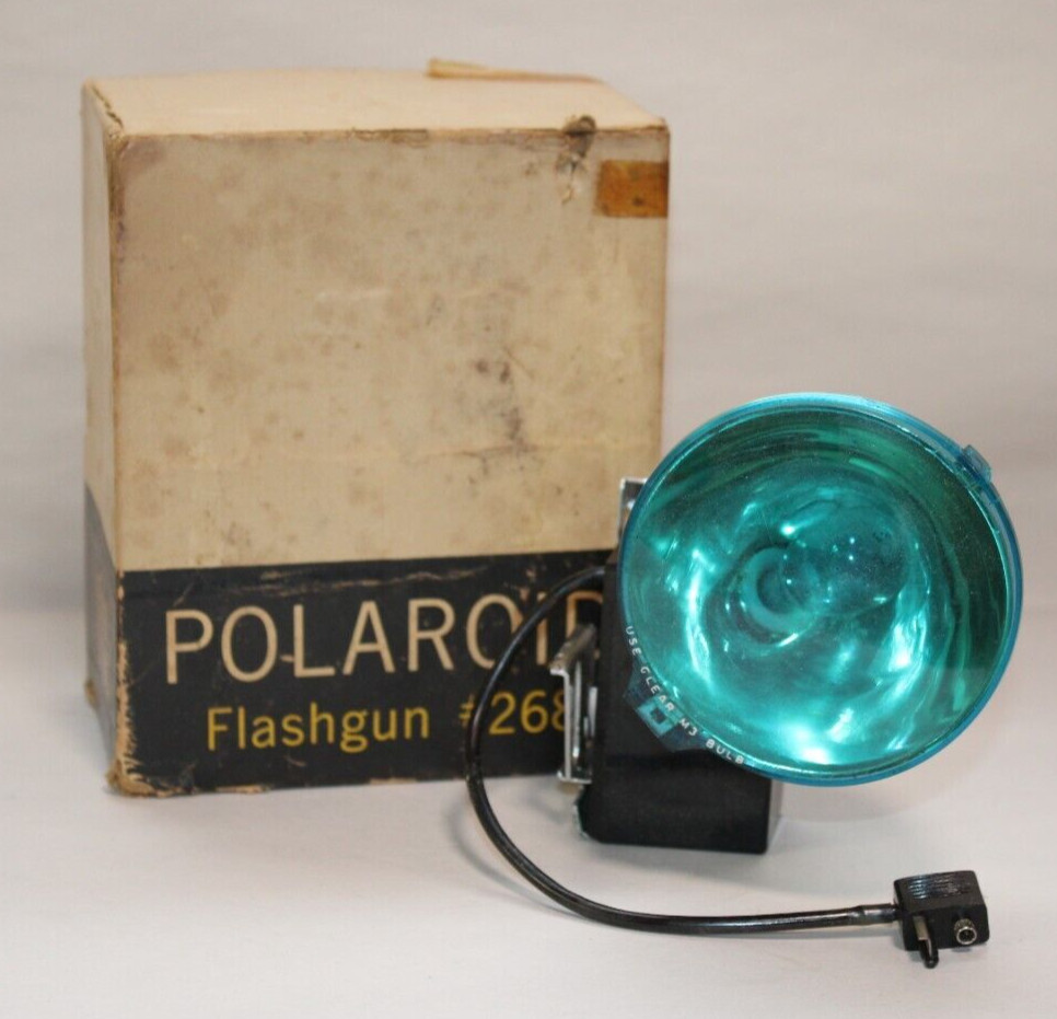 Polaroid Flashgun #268 with Original Box – Accessory for Automatic Land Camera