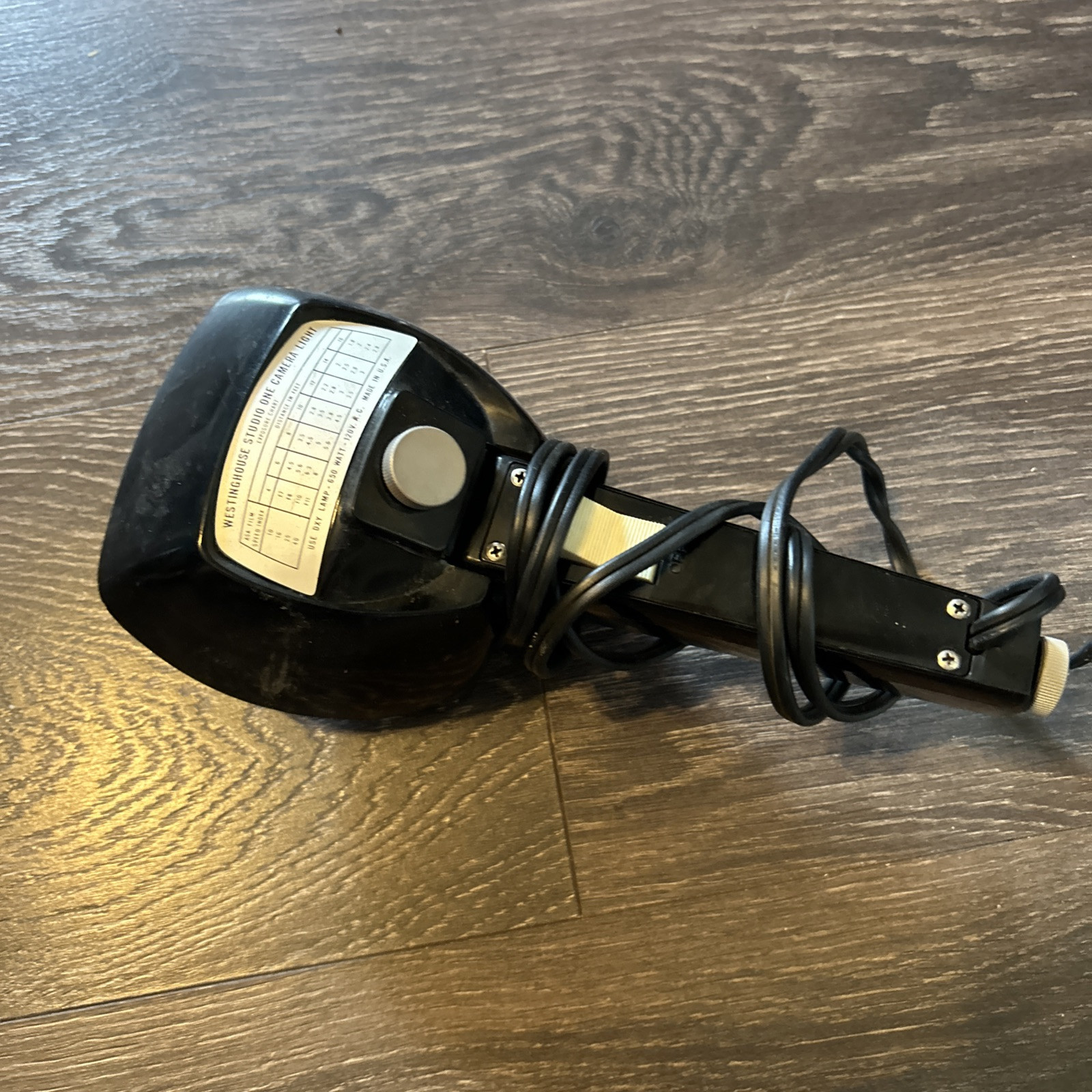 VINTAGE WESTINGHOUSE STUDIO ONE CAMERA LIGHT TESTED WORKS
