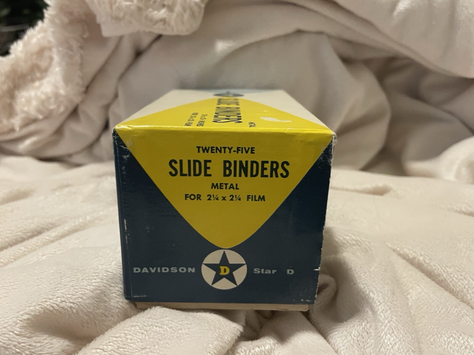 Vintage: 25 Davidson Star D Metal 2-1/4 x 2-1/4 Film Slide Binders