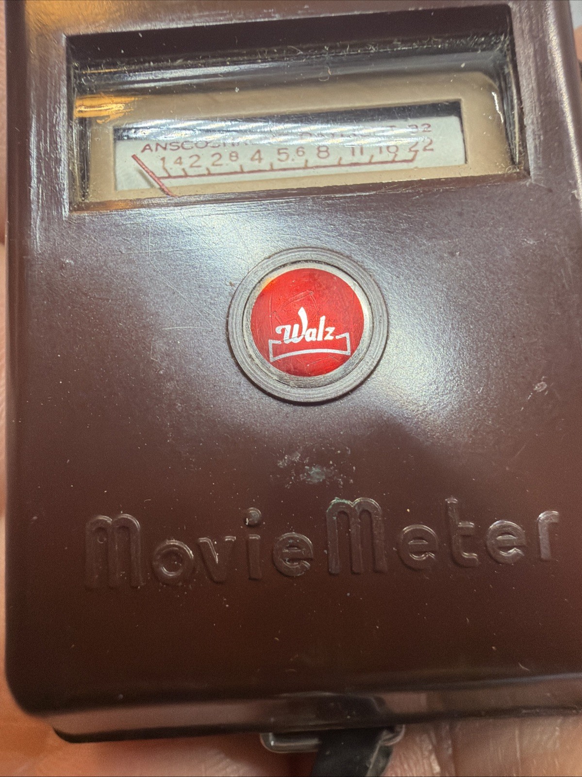 Vintage Walz Movie Meter Light Meter Preset M-1 With Case & Neck Strap