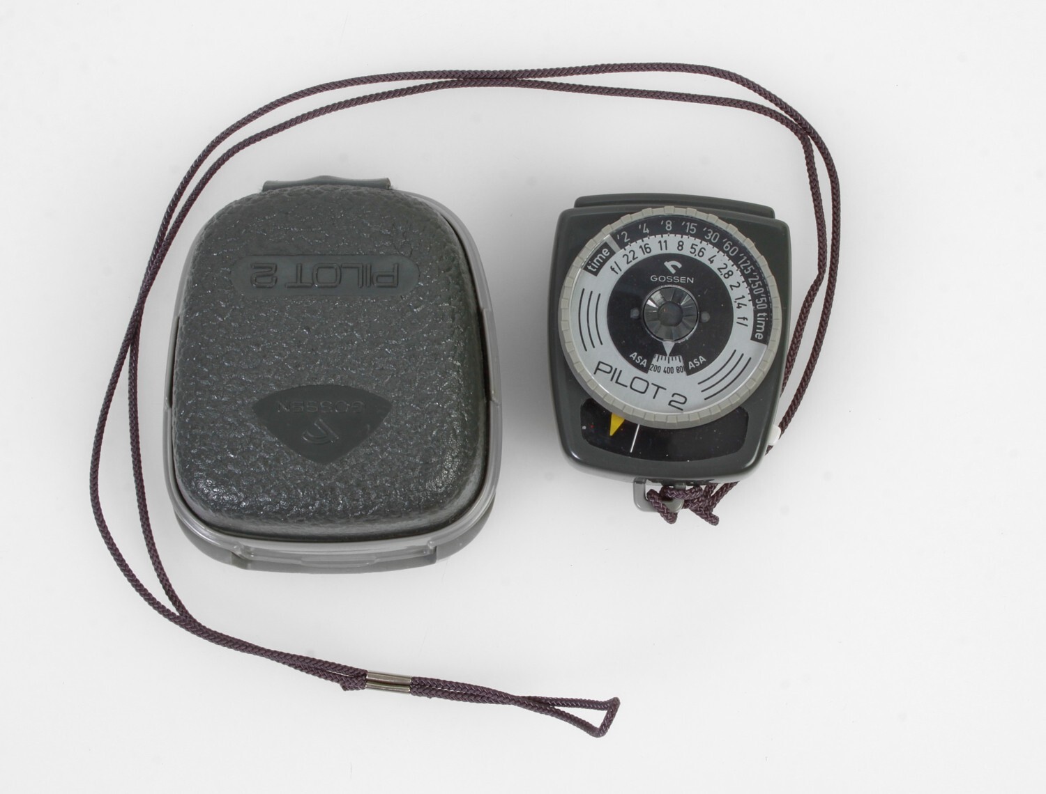 gossen pilot 2 light meter with hard case and lanyard – new