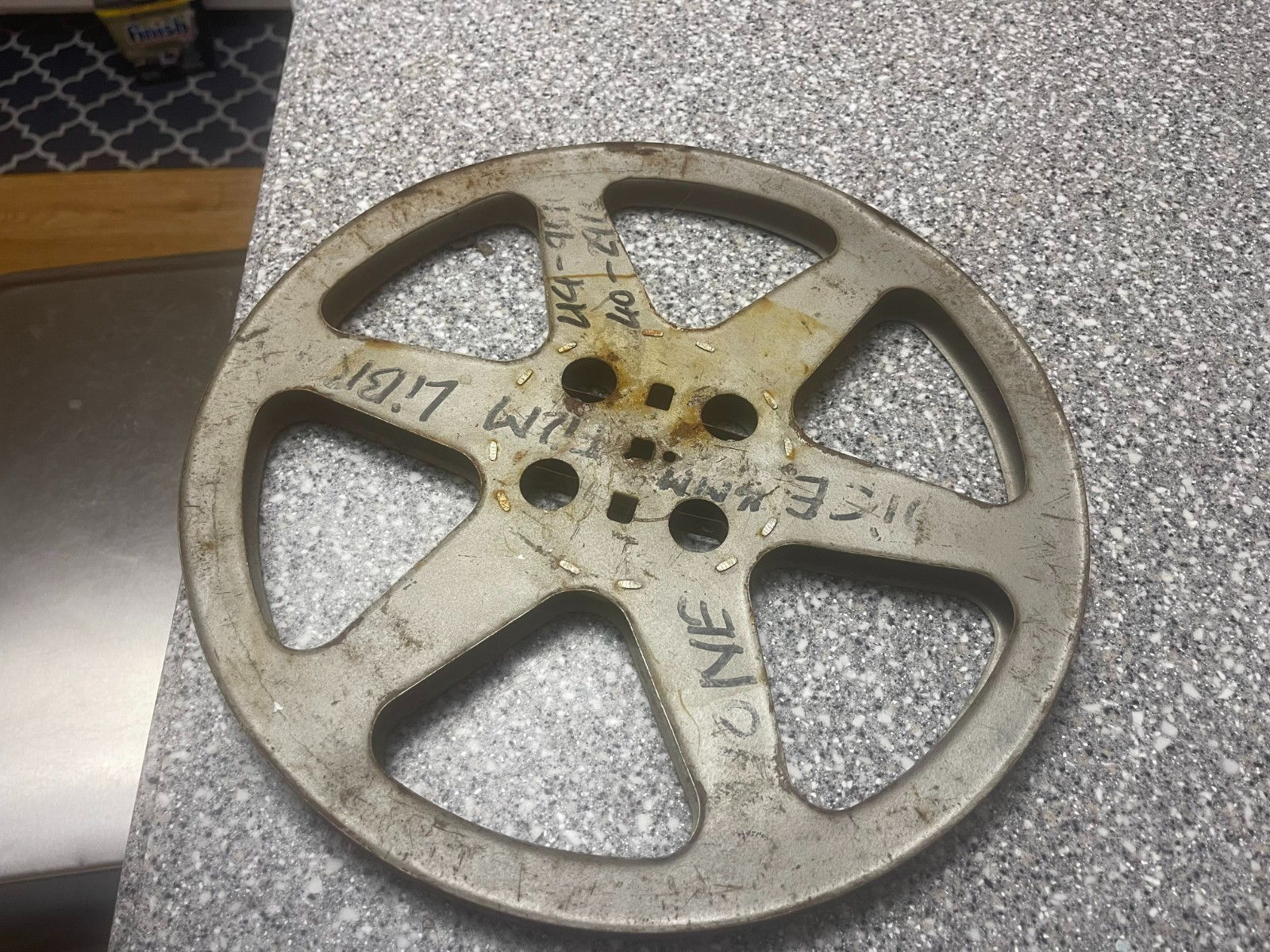 Vintage 16mm Movie Reel 13 3/4″ diameter(B)