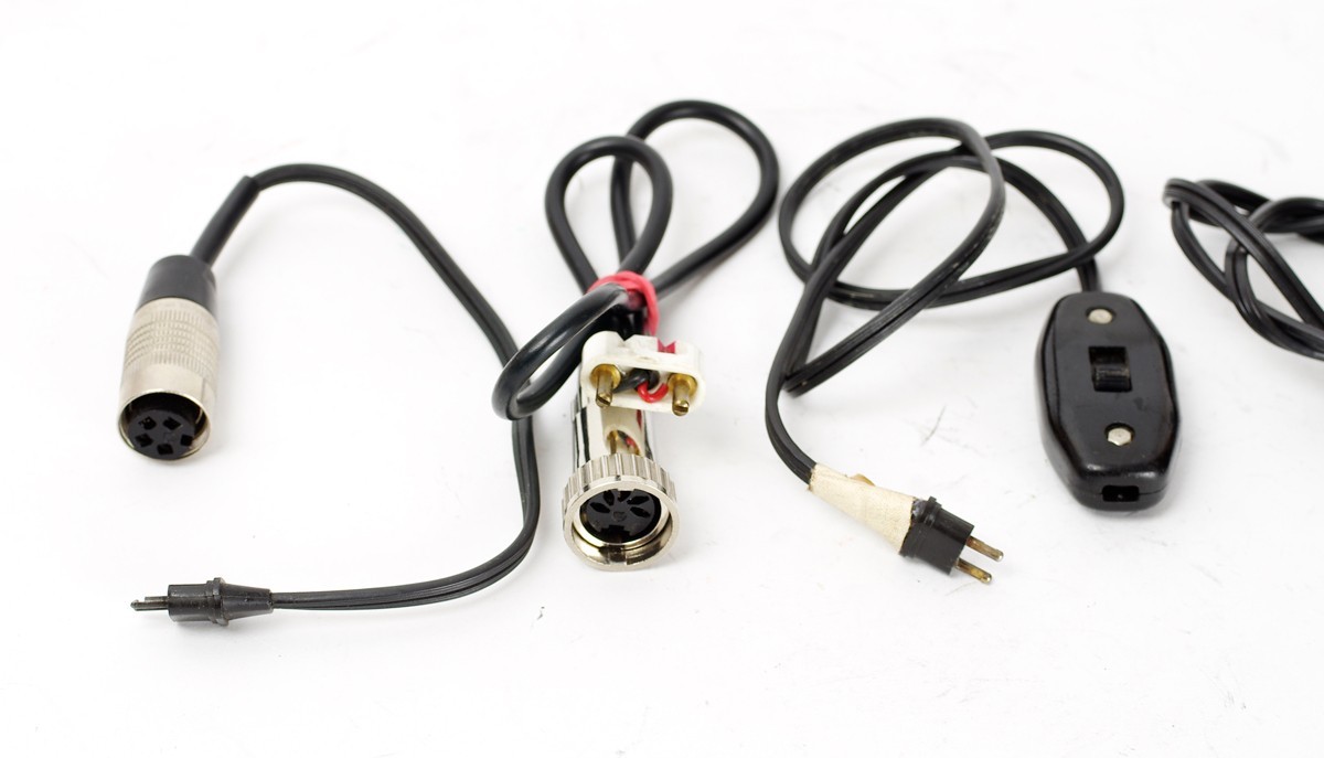 2x On/Off Power Switch for Bolex 16mm Movie Cameras + Connector Cable Set