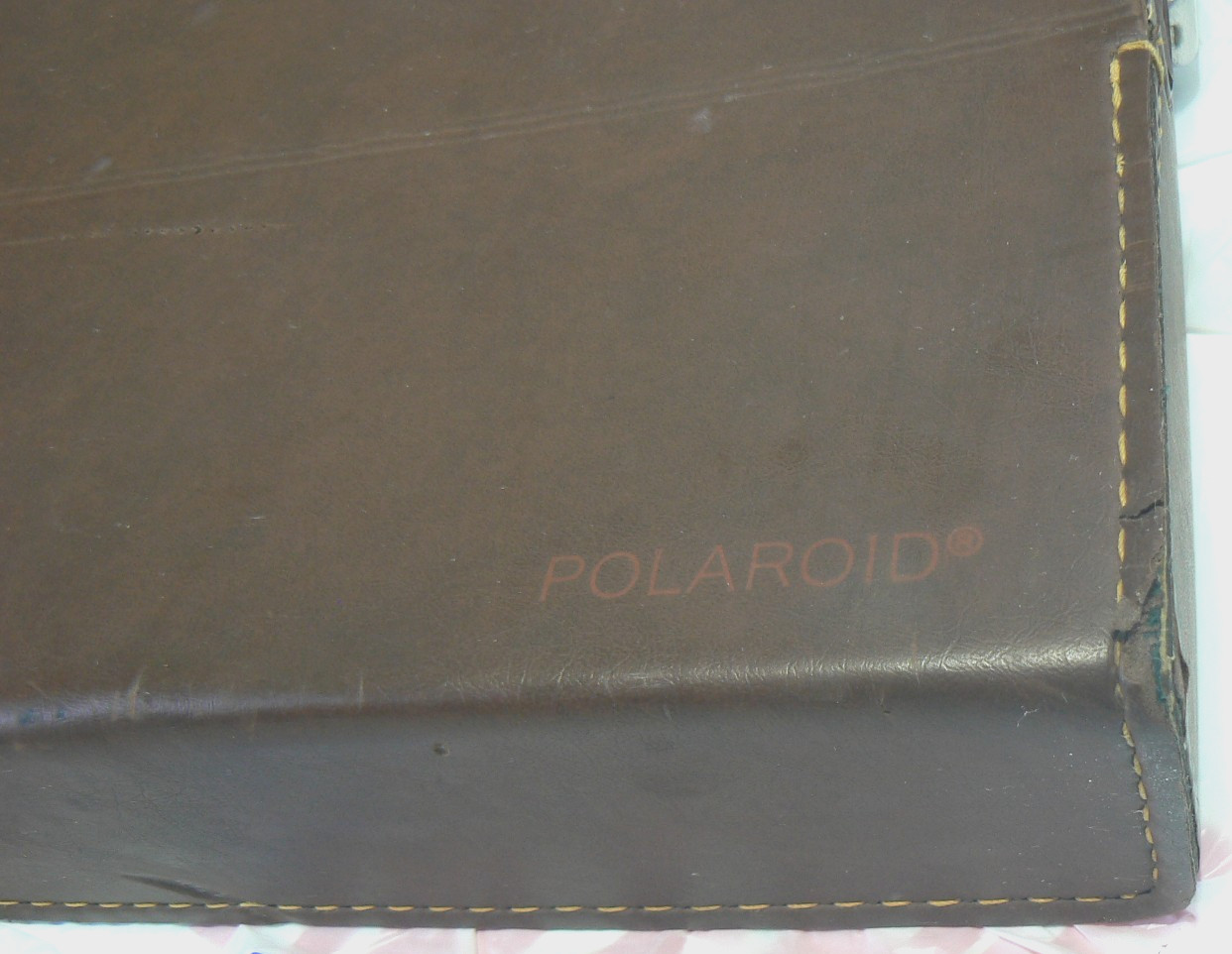Polaroid Leather Compartment Case for Folding SX-70 Tan Camera & Accessories R