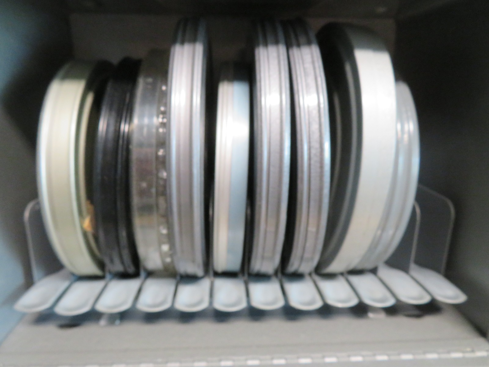 Brumberger 8mm Metal Film Movie Reel Case with Empty Tins & Reels