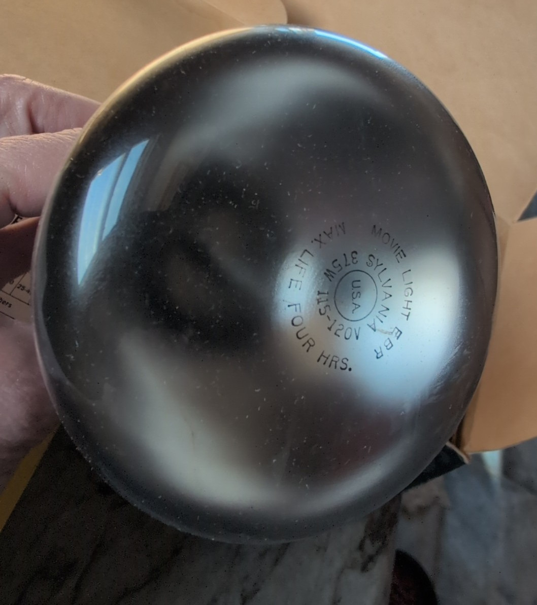 Two Sylvania Movie Lights in original box