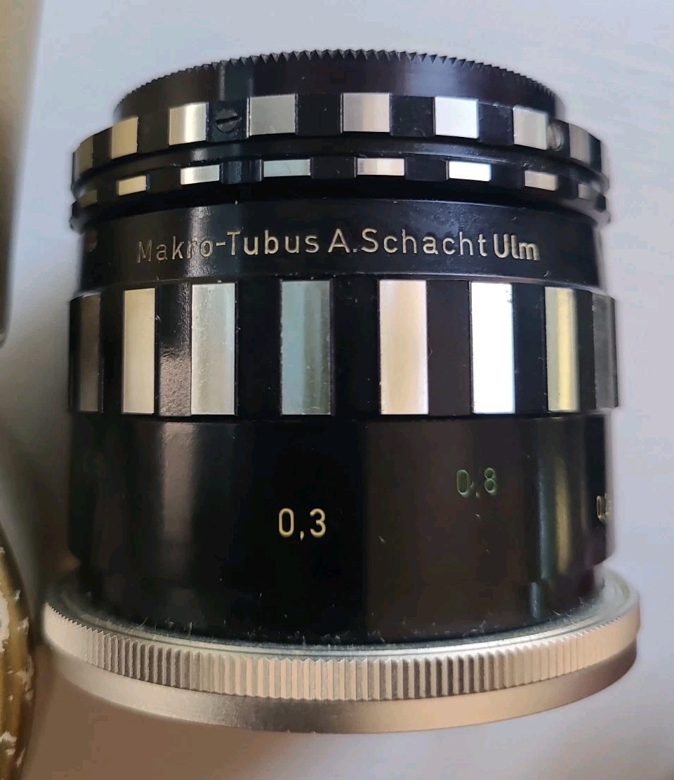 Vintage Schacht Ulm-Donau M – Travenar Lens 1:2.8 / 50mm With Case EXA Bayonet?