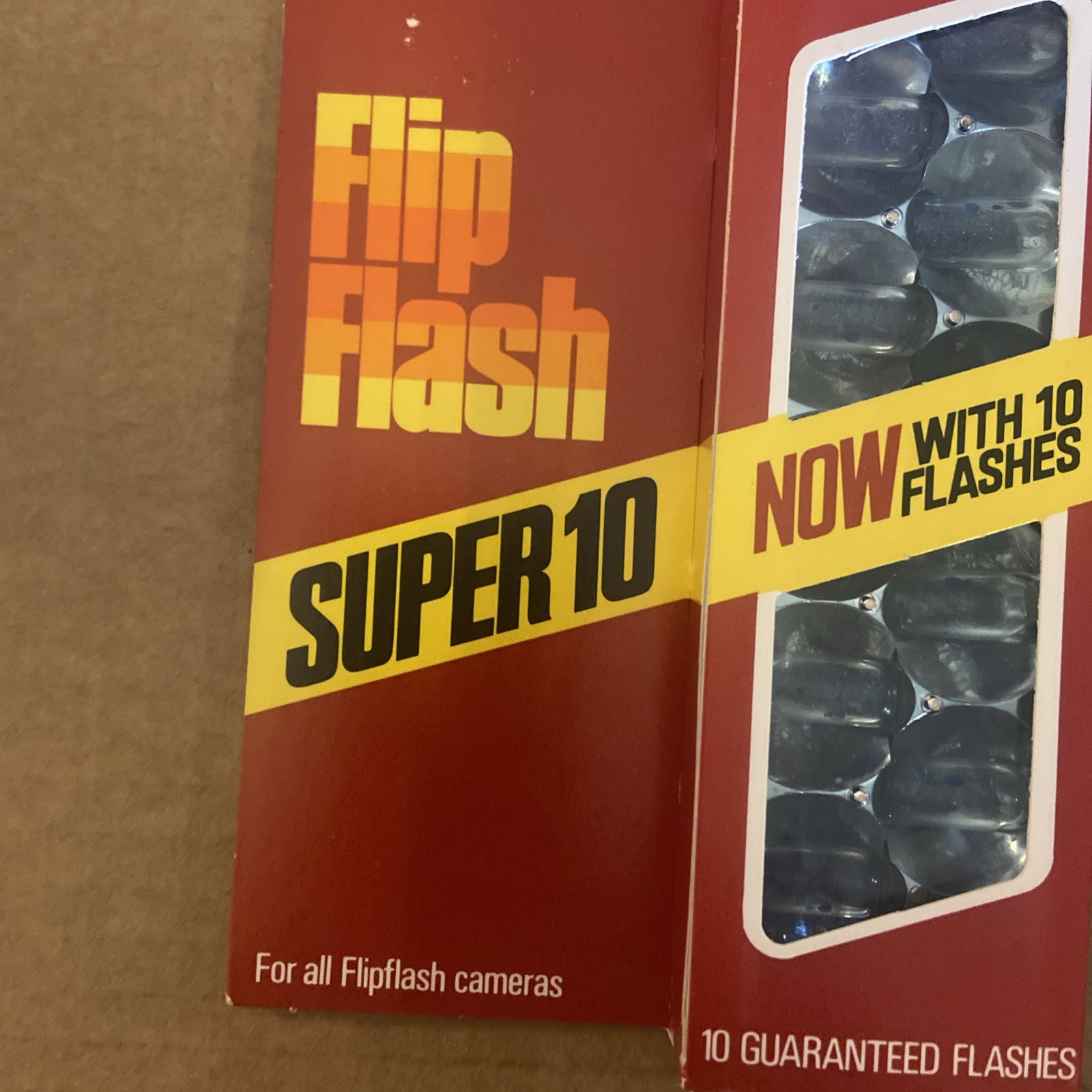 Sylvania Blue Dot Flip Flash Super 10 Flashes | NOS, For Flipflash Cameras
