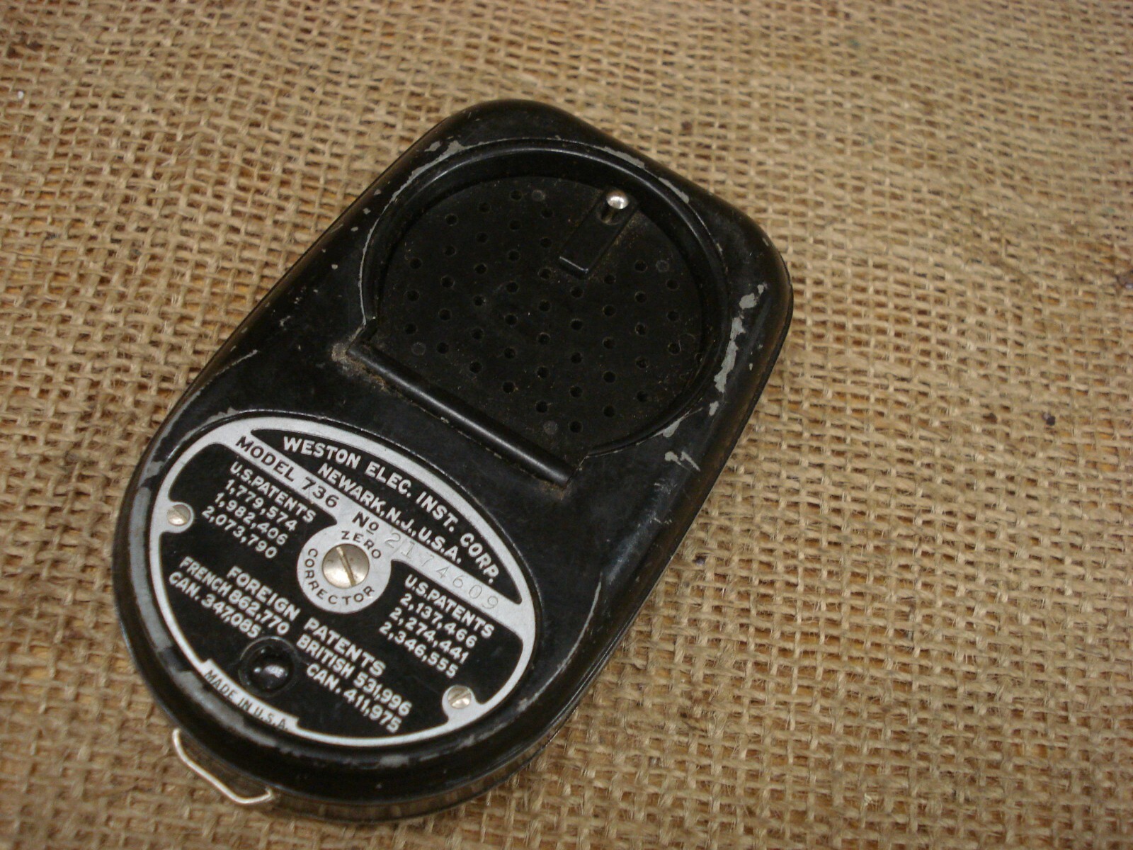 Weston Master II Cine Exposure Meter model 736