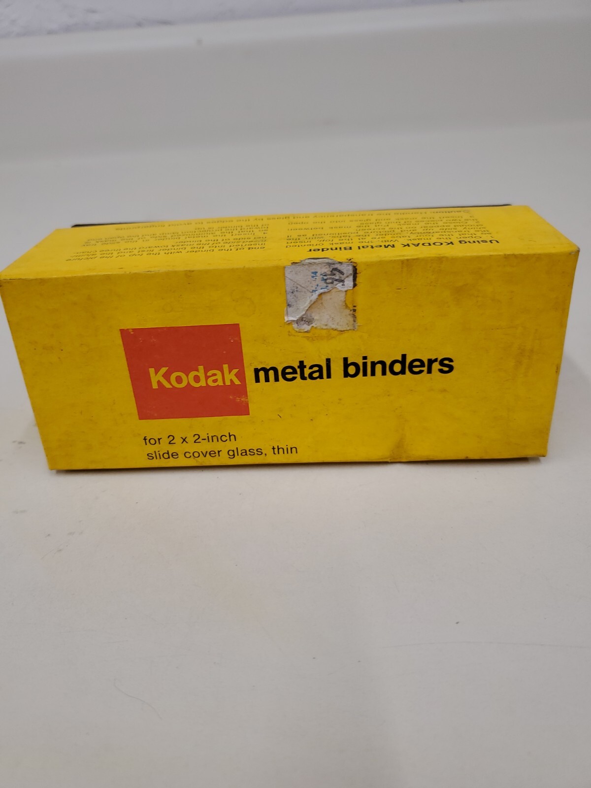 Kodak Metal Binders for Slide Cover Glass 2″x 2″ Thin Box of 50. GD4