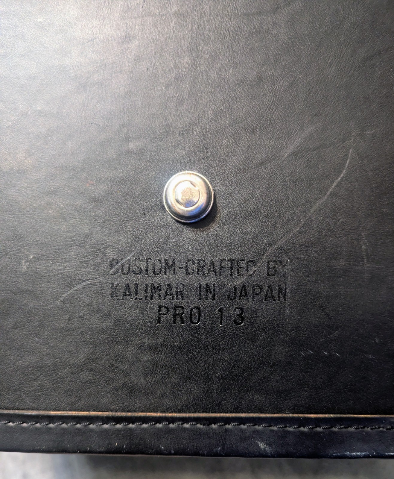 Vintage Black KALI-BAG Camera Case Custom Crafted By Kalimar 1960s Japan Pro 13