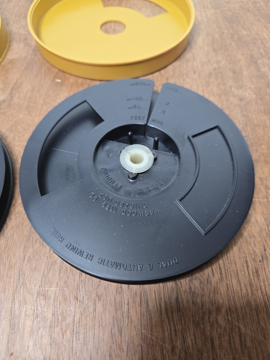 Dual 8, Auto Rewind Reels, Harwood MFG, Vintage