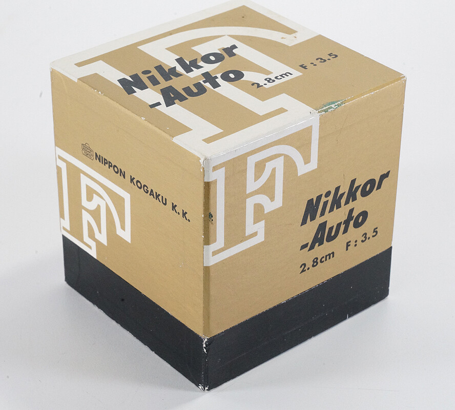 NIKON BOX ONLY FOR 2.8CM 3.5 NIKKOR, BOTTOM IS MARKED EP/221893