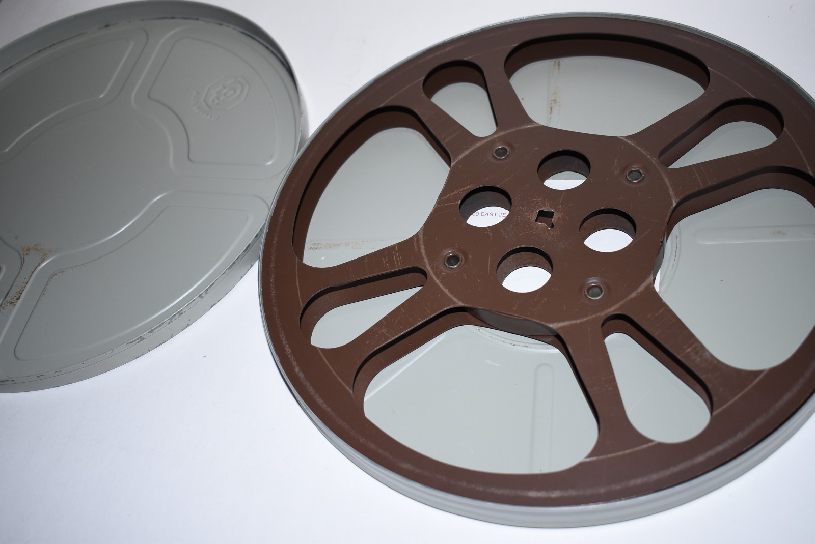 Vintage Goldberg 16mm Film Reel – Empty 12” Diameter with Canister