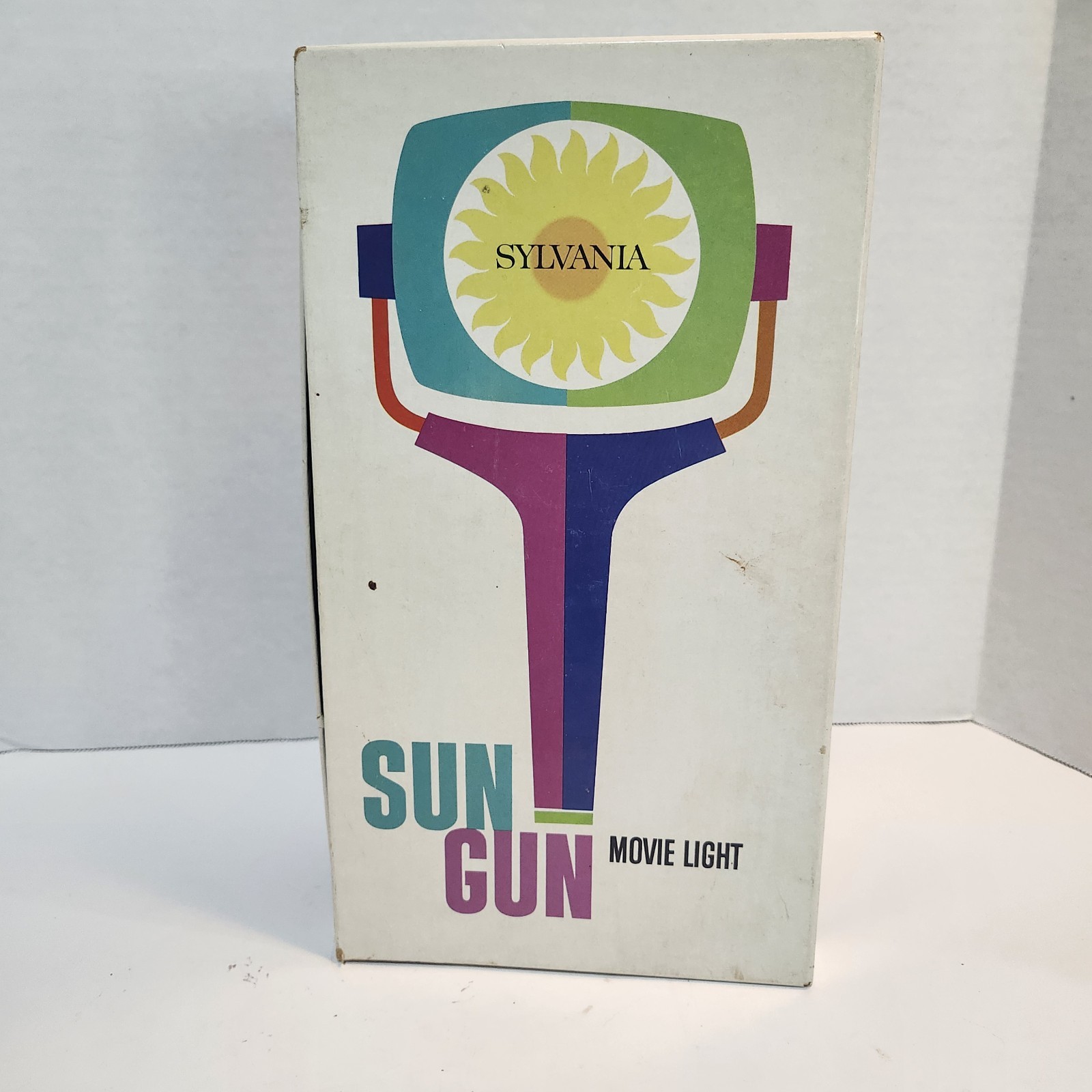Vintage Sylvania Sun Gun Movie Light SG-50 Handheld Video Camera Lamp Tested