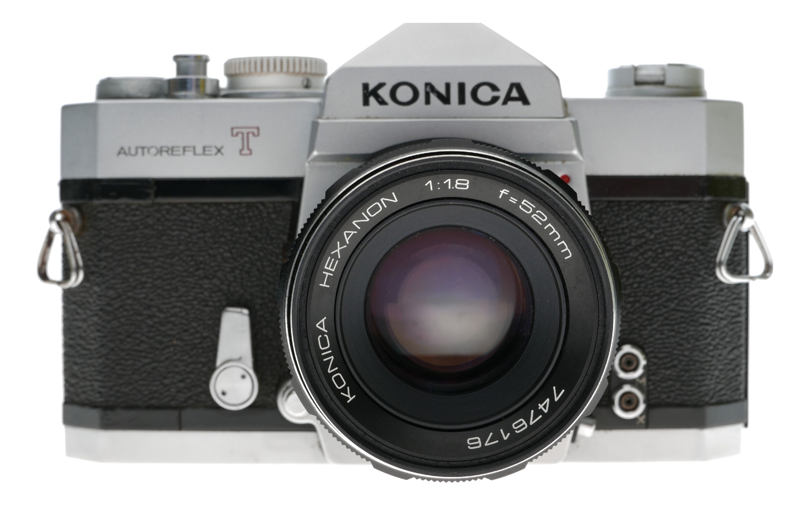 Konica Autoreflex T 35mm Film SLR Camera Hexanon 1.8/52