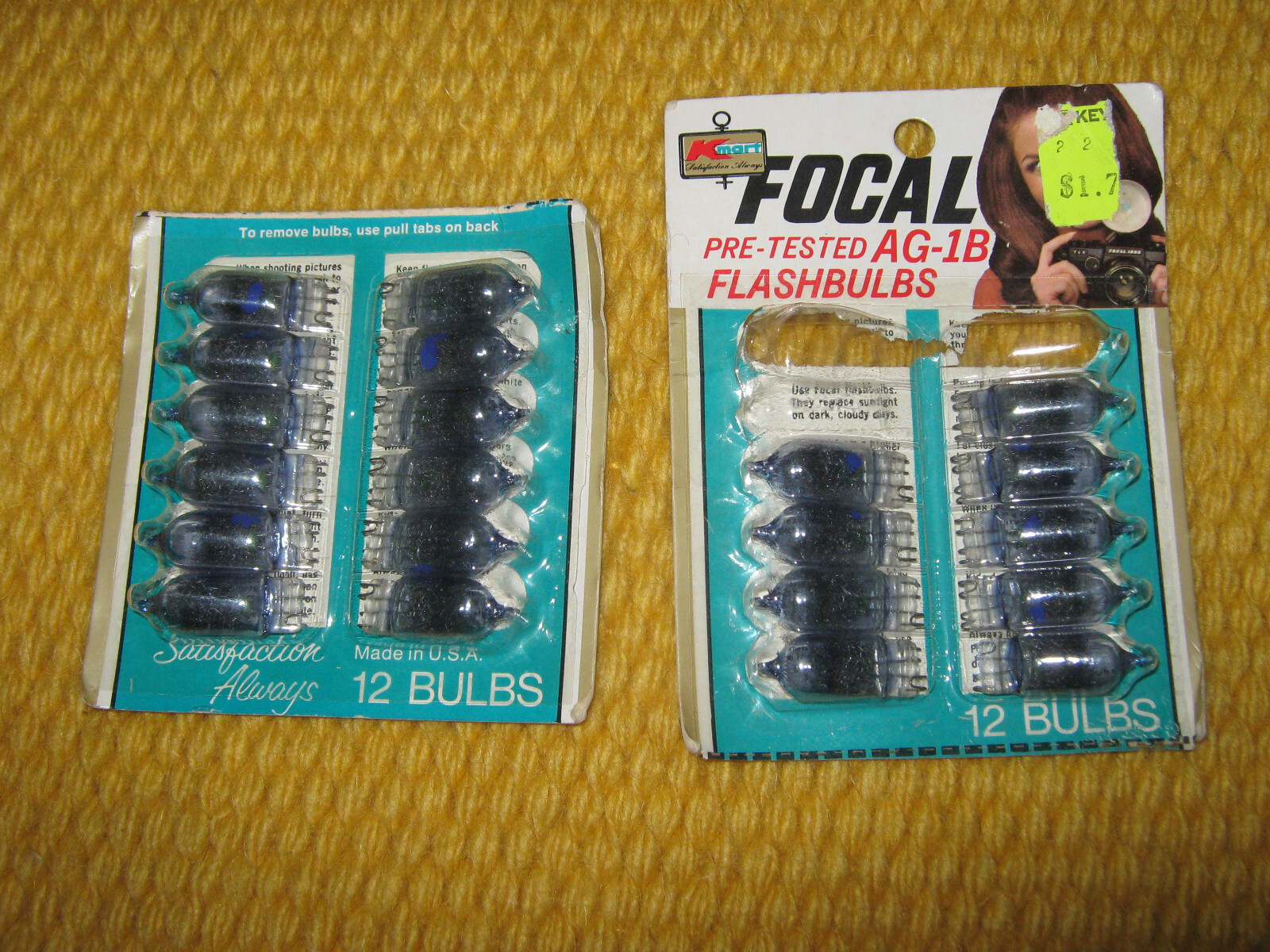 K-Mart/Focal AG-1B Flash Bulbs – 21 Bulbs