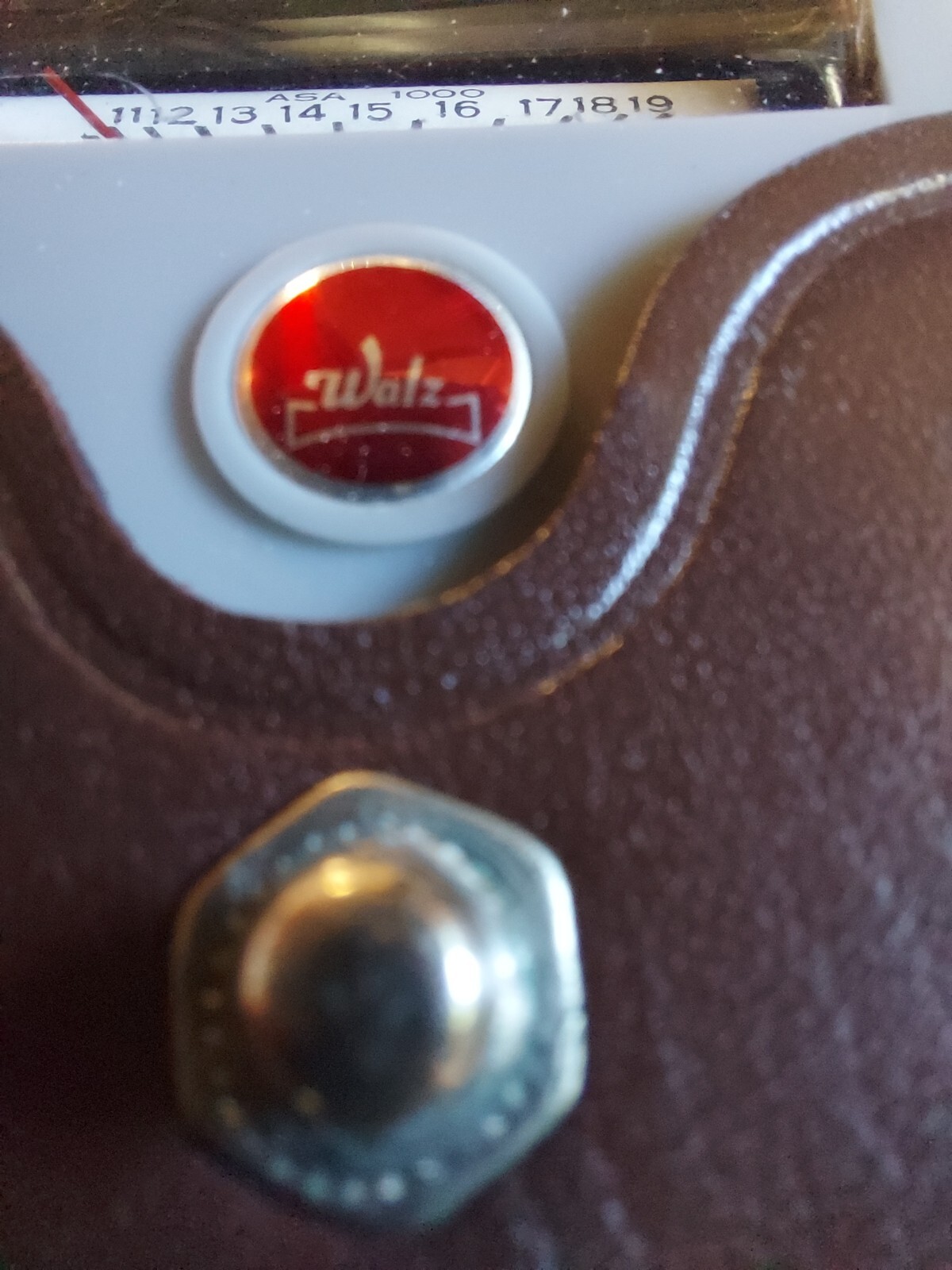 Vintage WALZ Light Exposure Meter Japan Leather Case