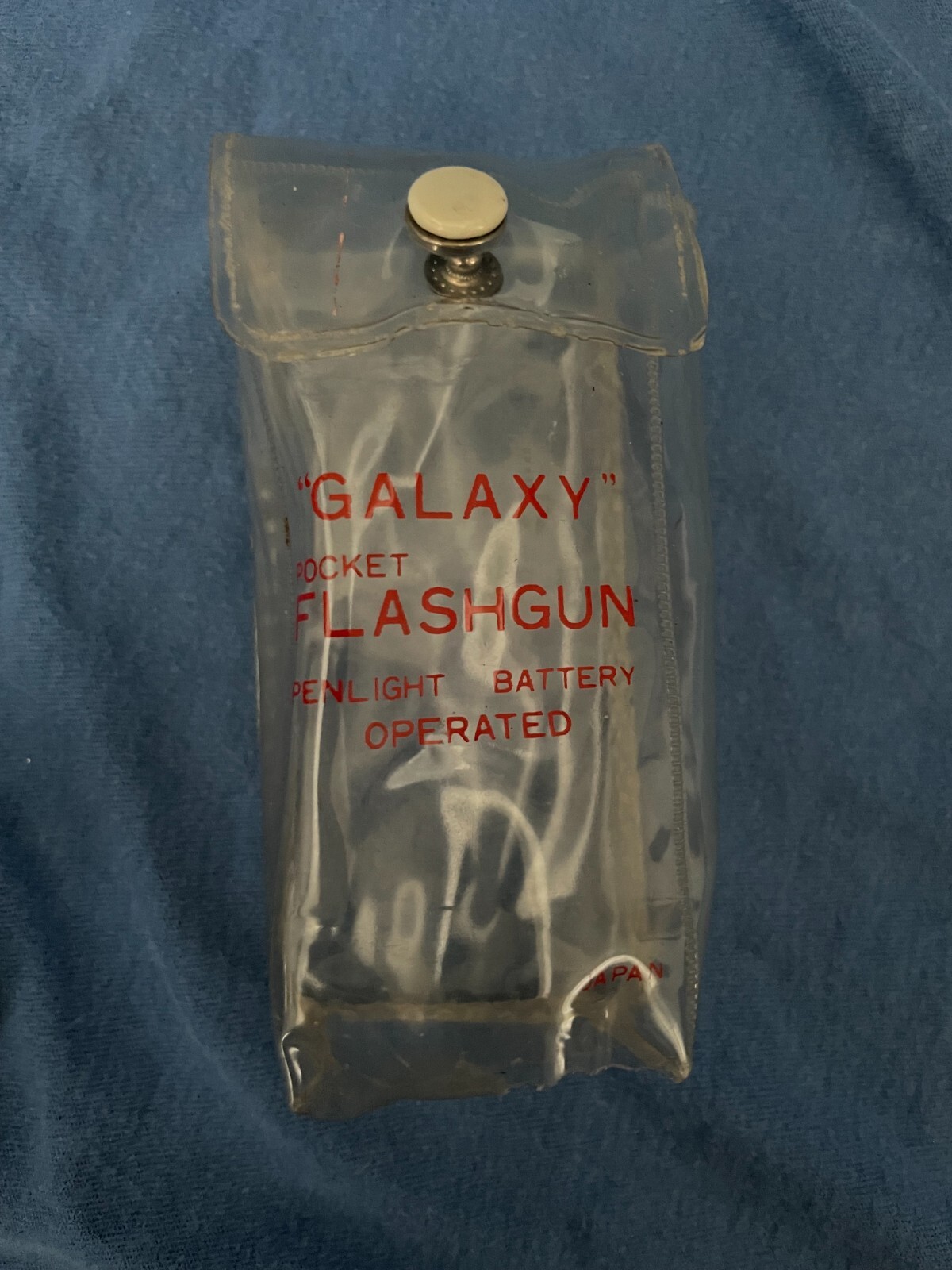 Vintage GALAXY Pocket Flashgun 35MM Film Camera Attachment Folding Dish Japan