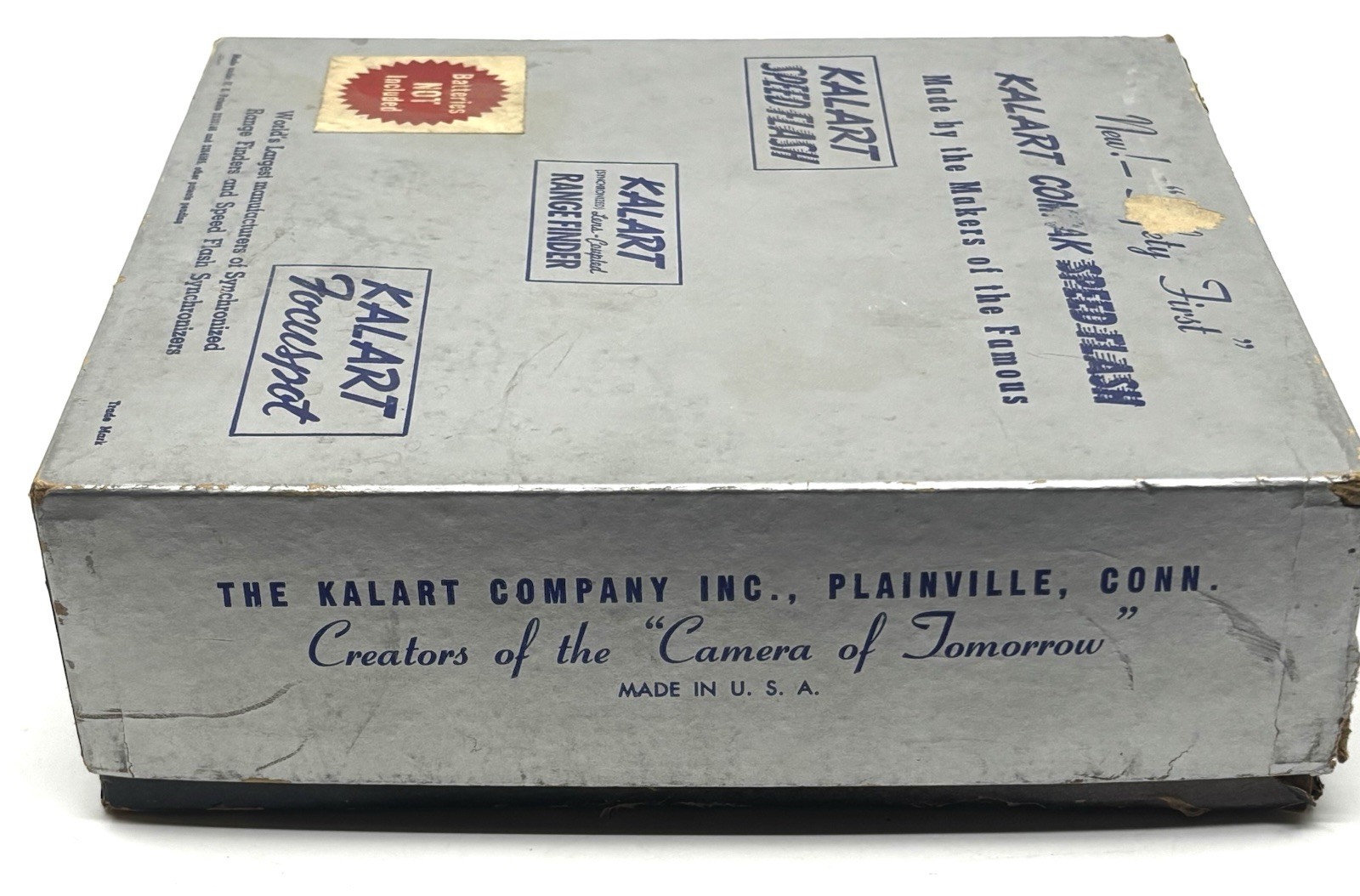 KALART COMPAK SPEED FLASH in Box with CABLE BULB INSERTS SUNLIGHT GUIDE VINTAGE