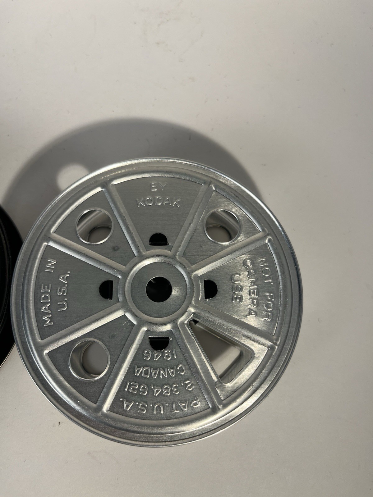 Vintage Kodak 3-5/8″ Aluminum 16mm Film Reel – 1946